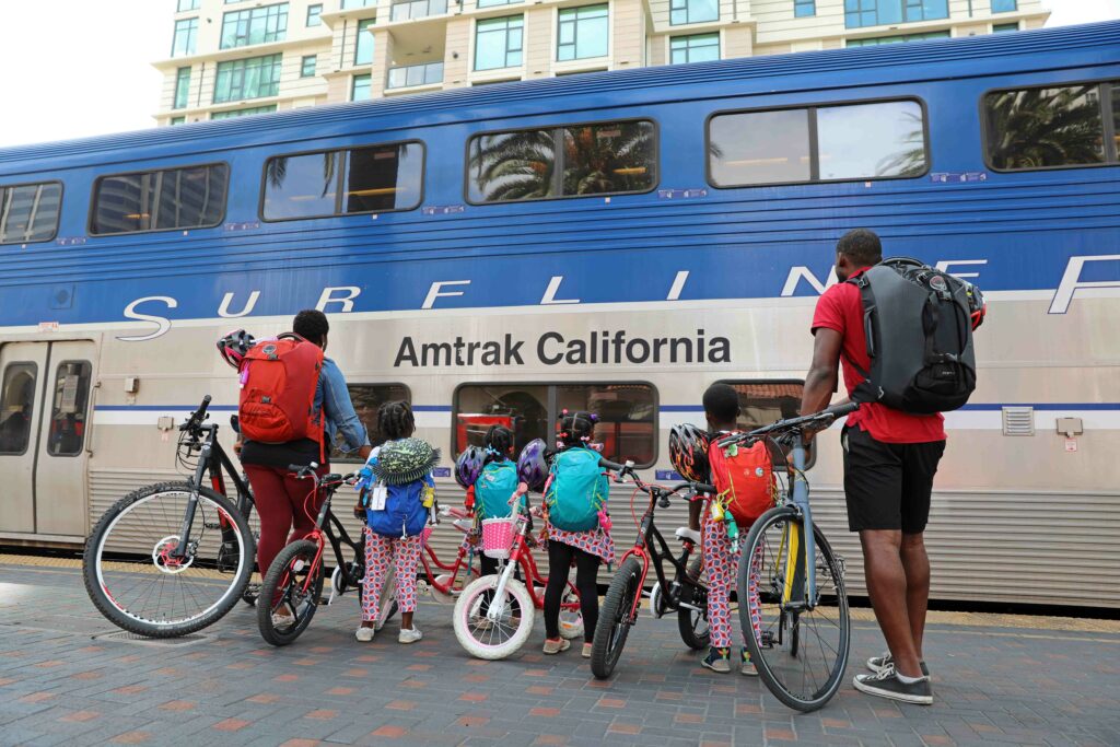 Los Angeles To San Diego On The Amtrak Train With Kids 33