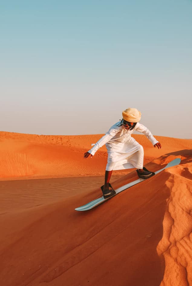 Desert Sandboarding