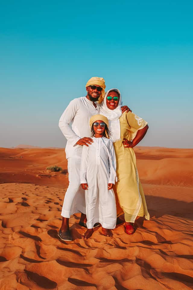 Family photoshoot in Dubai
