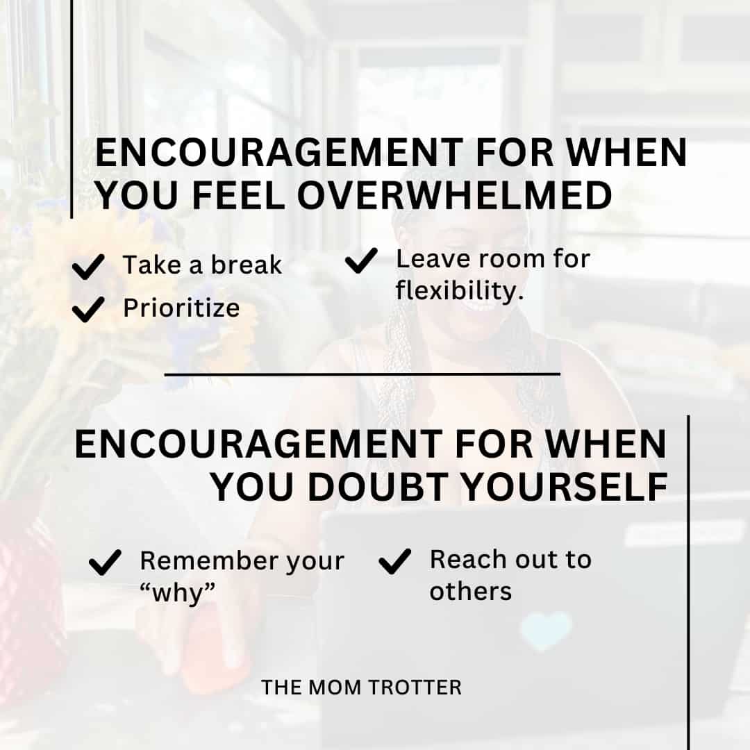 Encouragement for When You Feel Overwhelmed/Encouragement for When You Doubt Yourself