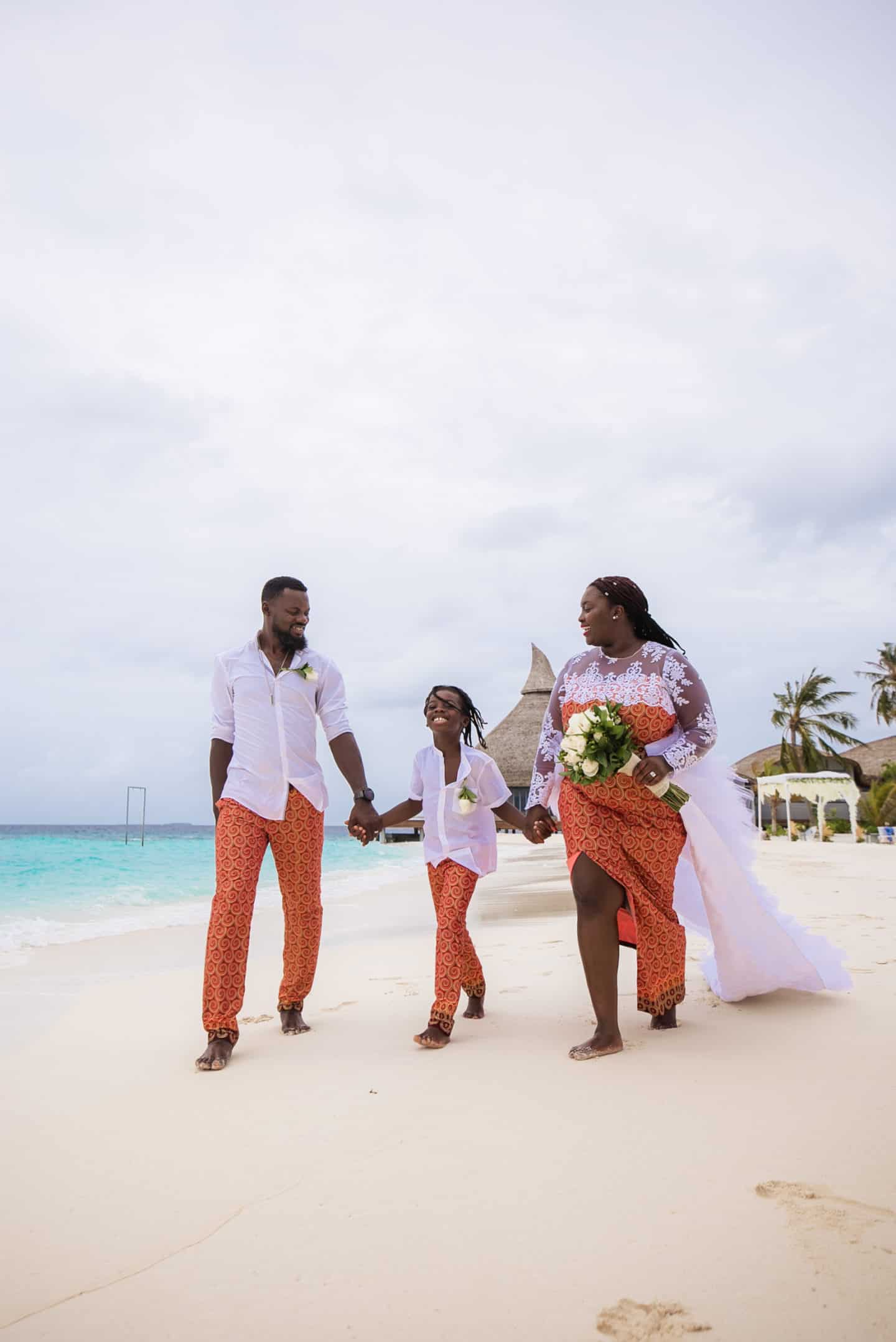 Renewal of vows at Lti Maafushivaru Maldives Resort