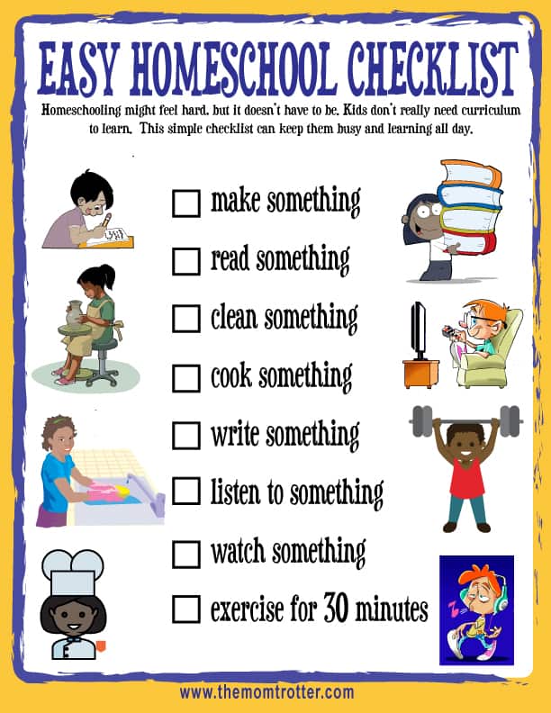 Black Family Travel Homeschool checklist the mom trotter homeschooling resources homeschool schedule for kids