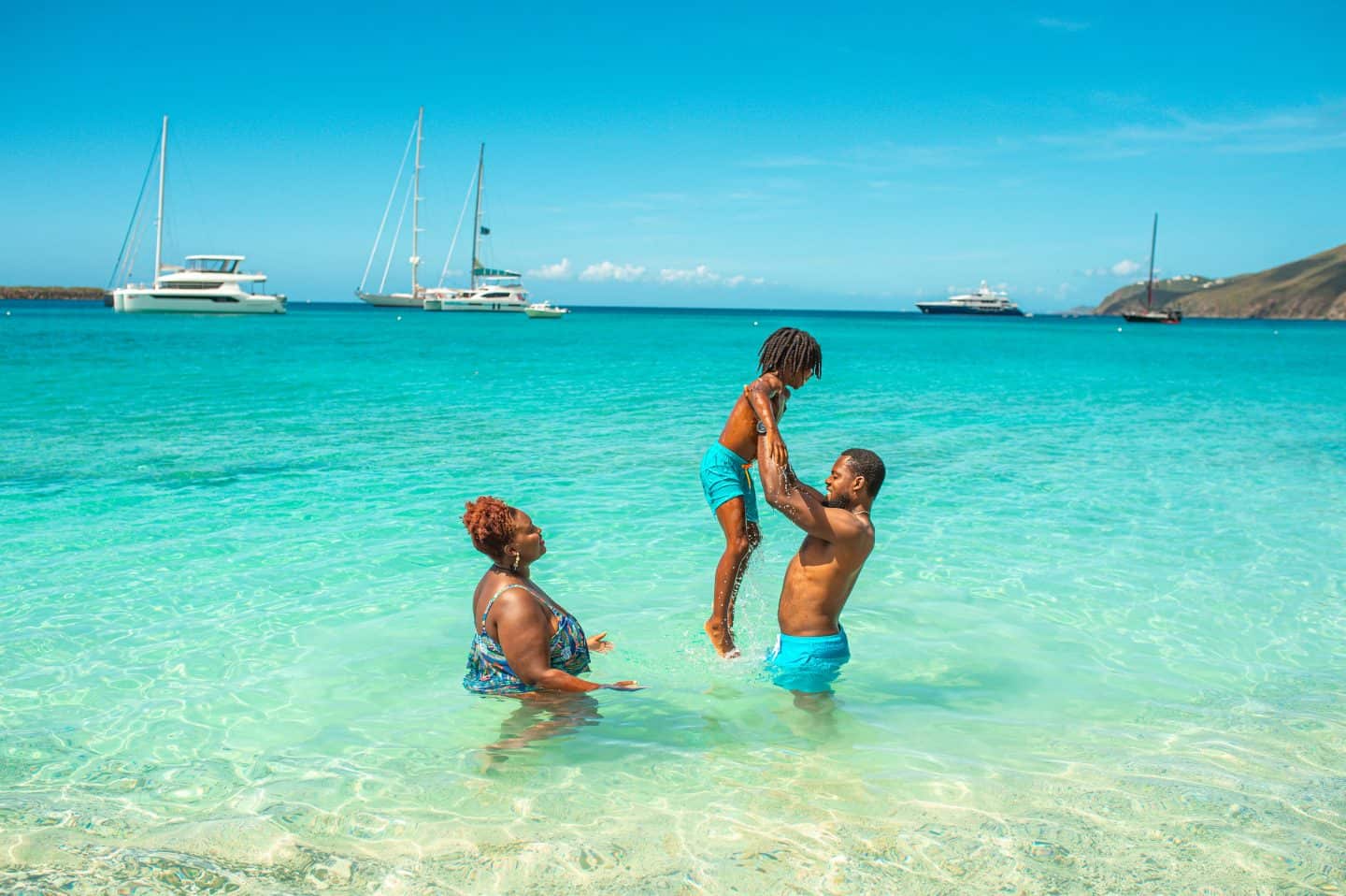 Black Family Travel St Thomas USVI U.S. Virgin Islands Brewers Bay Beach