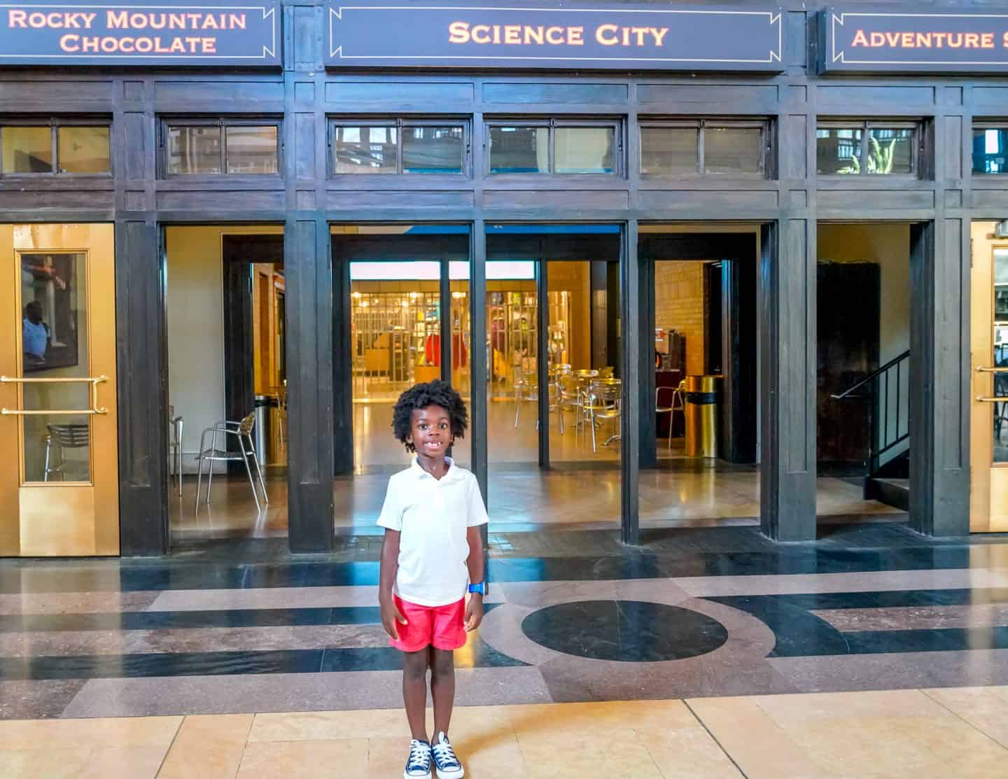 Black kids at Science City