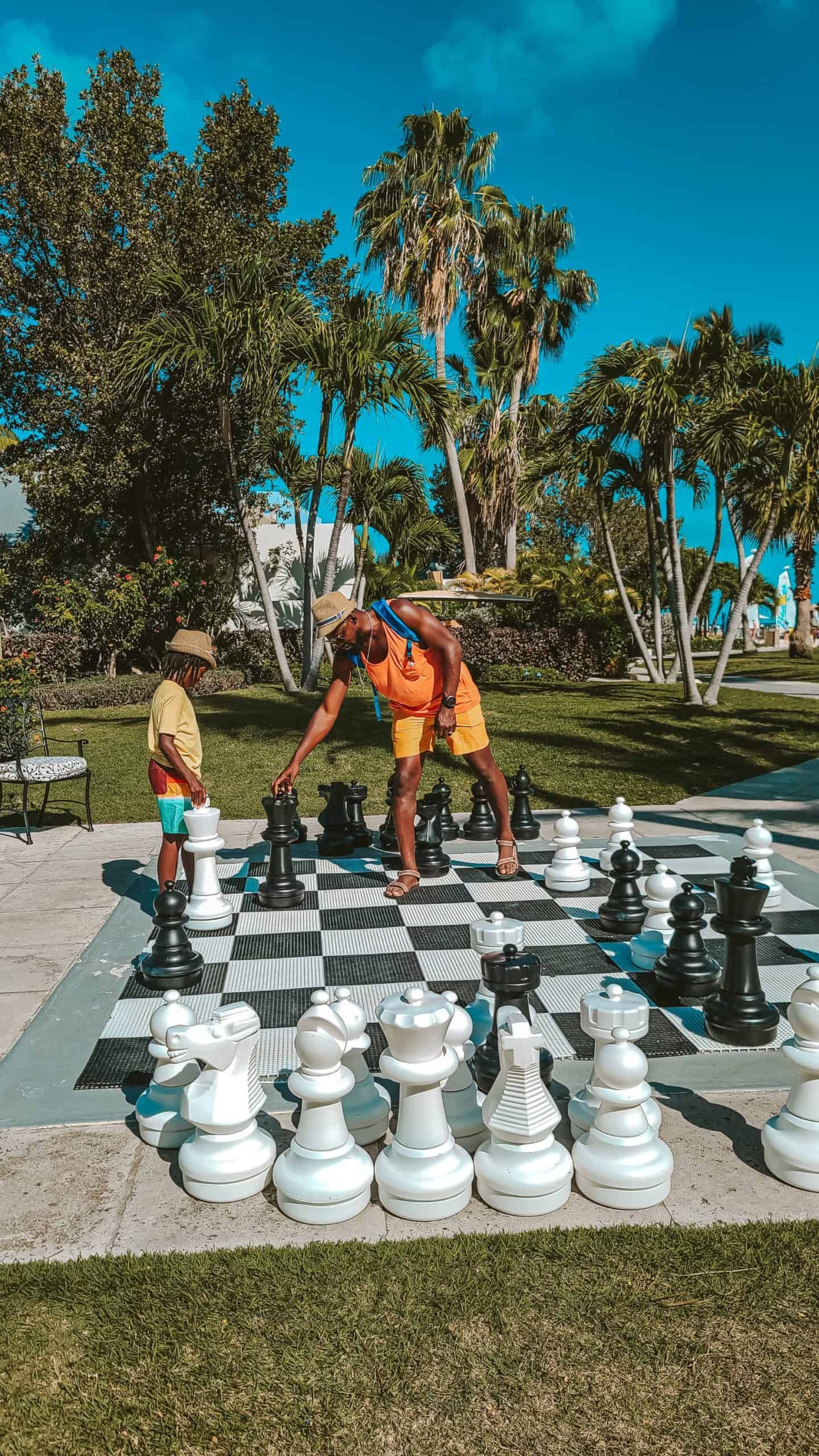 Beaches Resorts giant chess