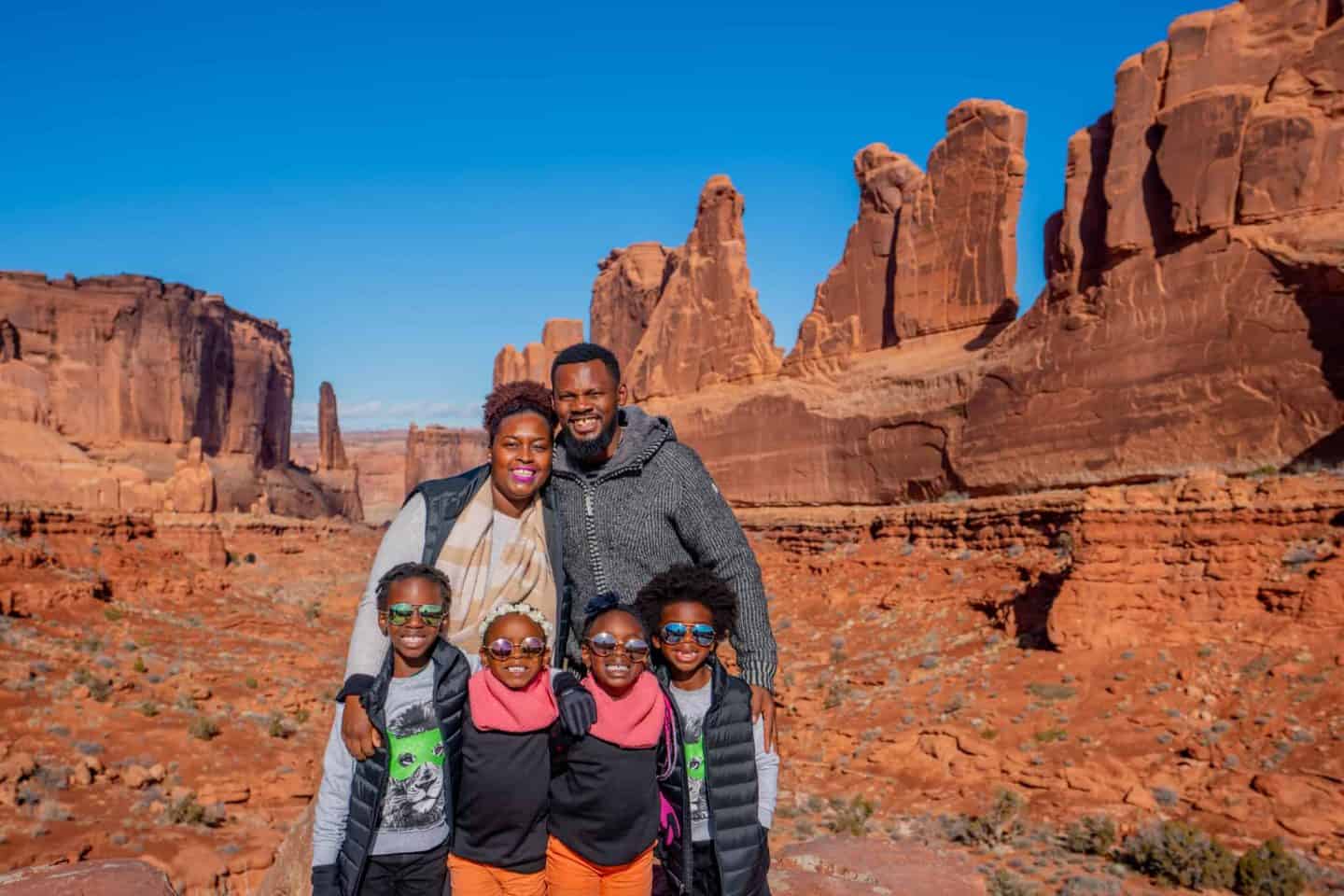 Black Family Travel Utah National Parks Road Trip Southwest Road Trip Black Family Travel Black Kids Travel Arches National Park With Kids 3