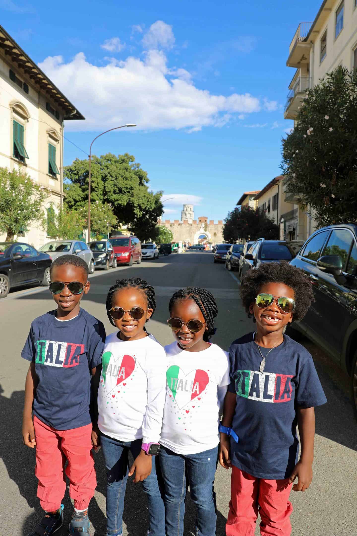 Black children in Italy