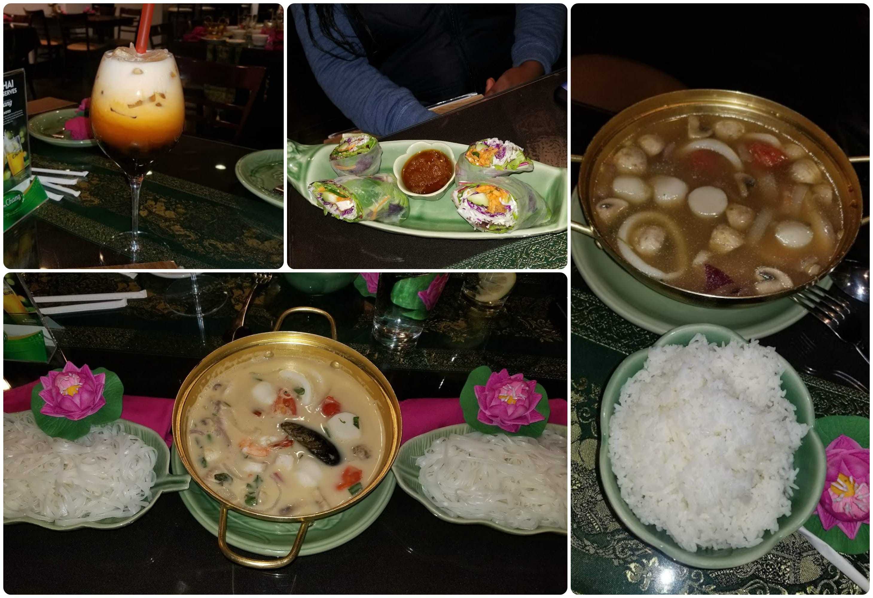 Black Family Travel bua thai restaurant
