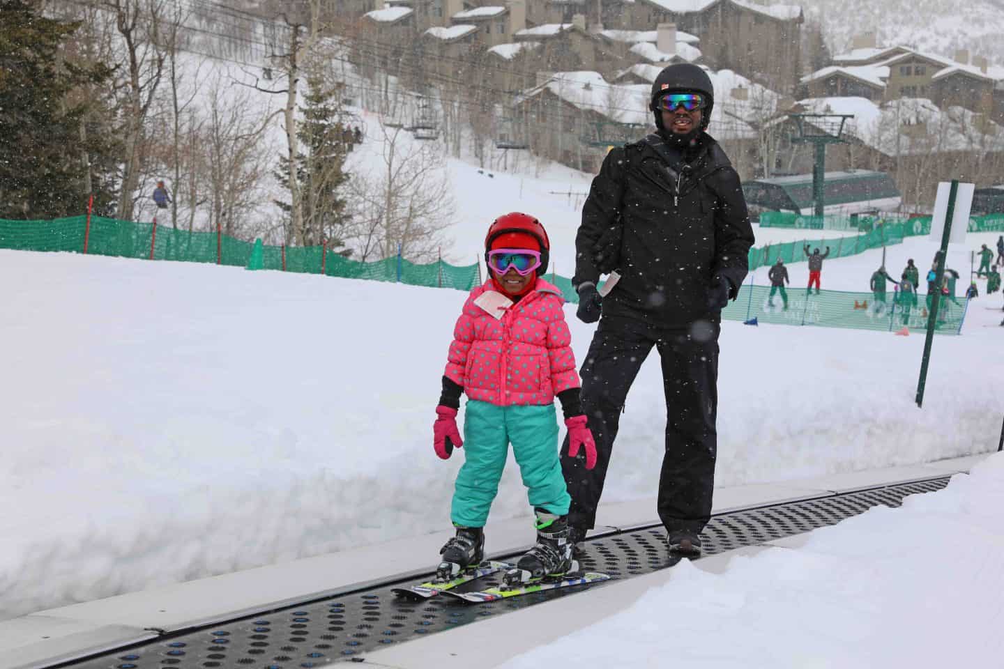 deer valley resort - skiing with kids