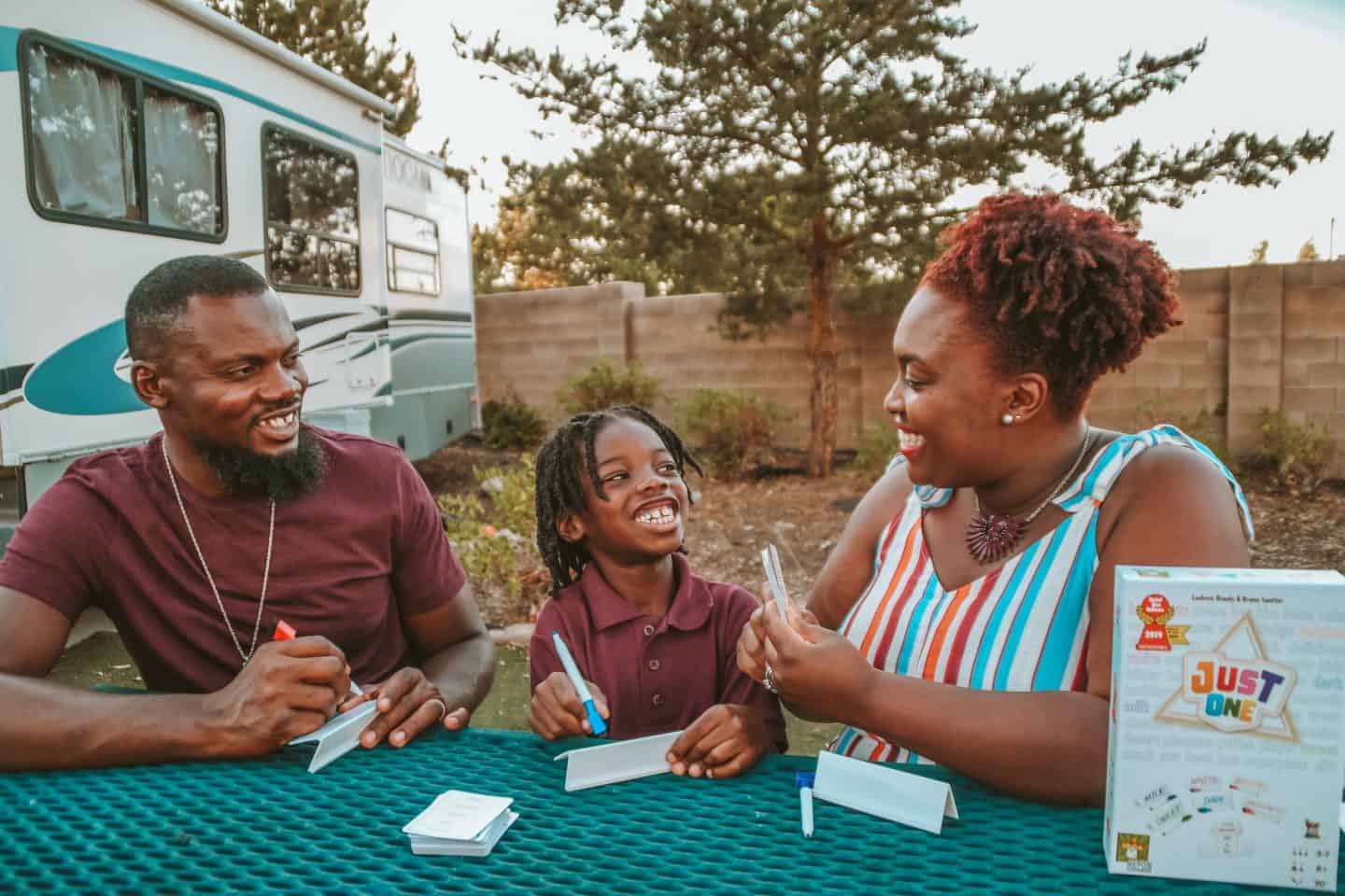 Black Family Travel family board game homeschool