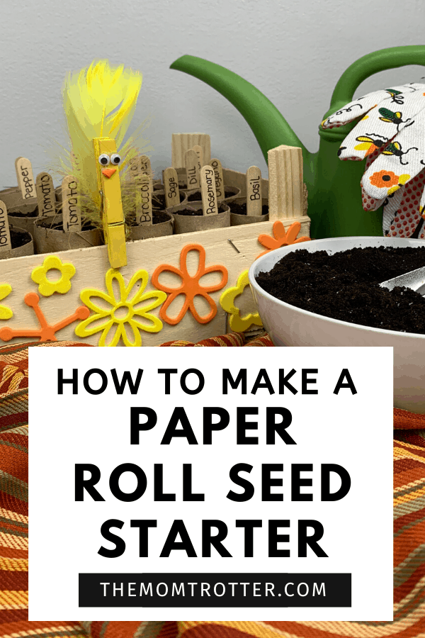 Black Family Travel how to make a paper roll seed starter home school gardening with kids kids activities