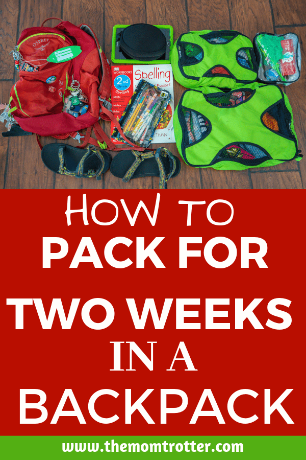 Black Family Travel how to pack for two weeks in a carry on backpack