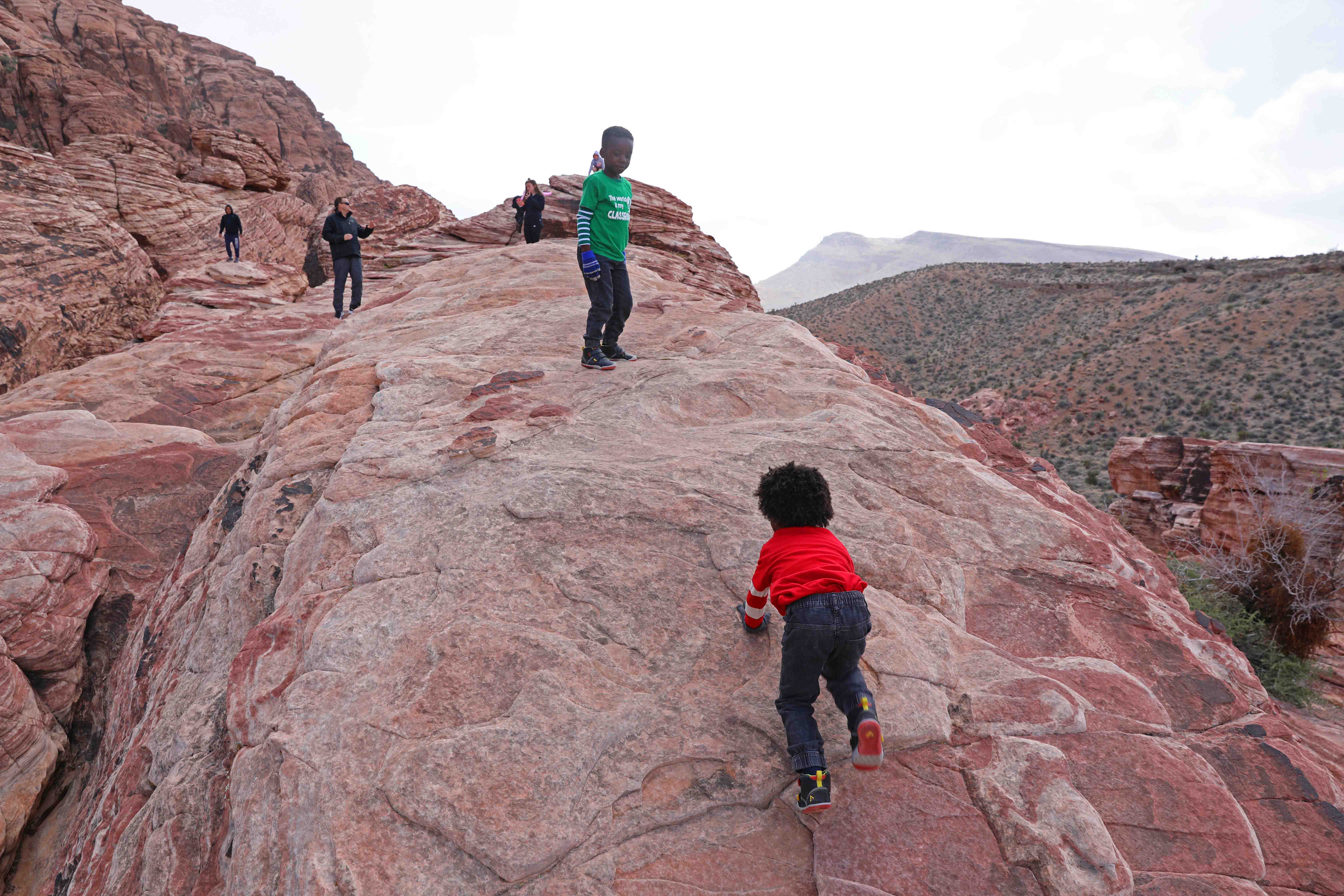 Red Rock Canyon with kids