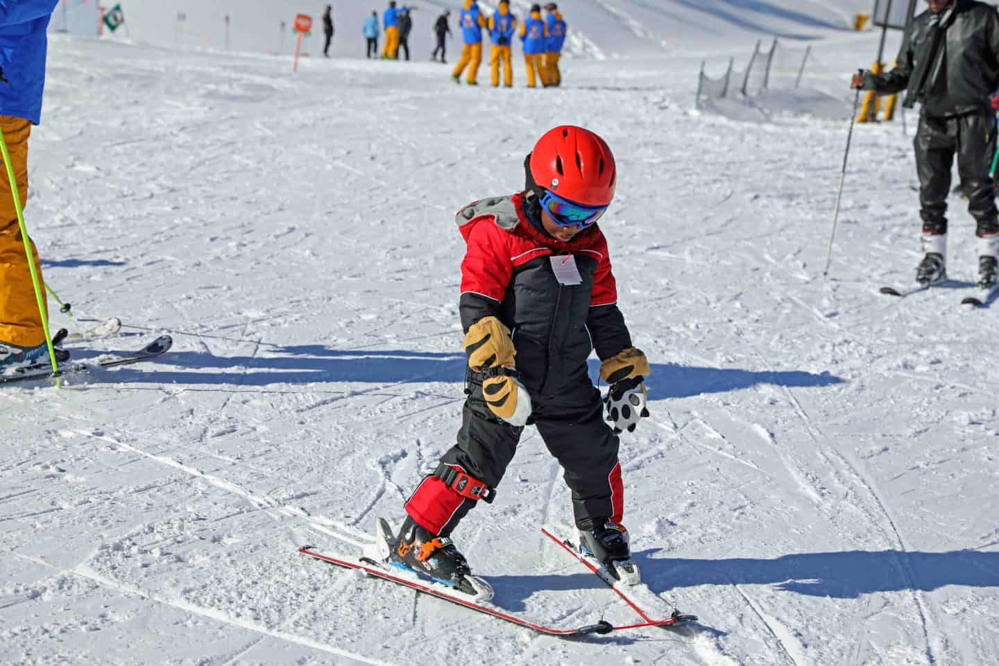 ski trip with kids