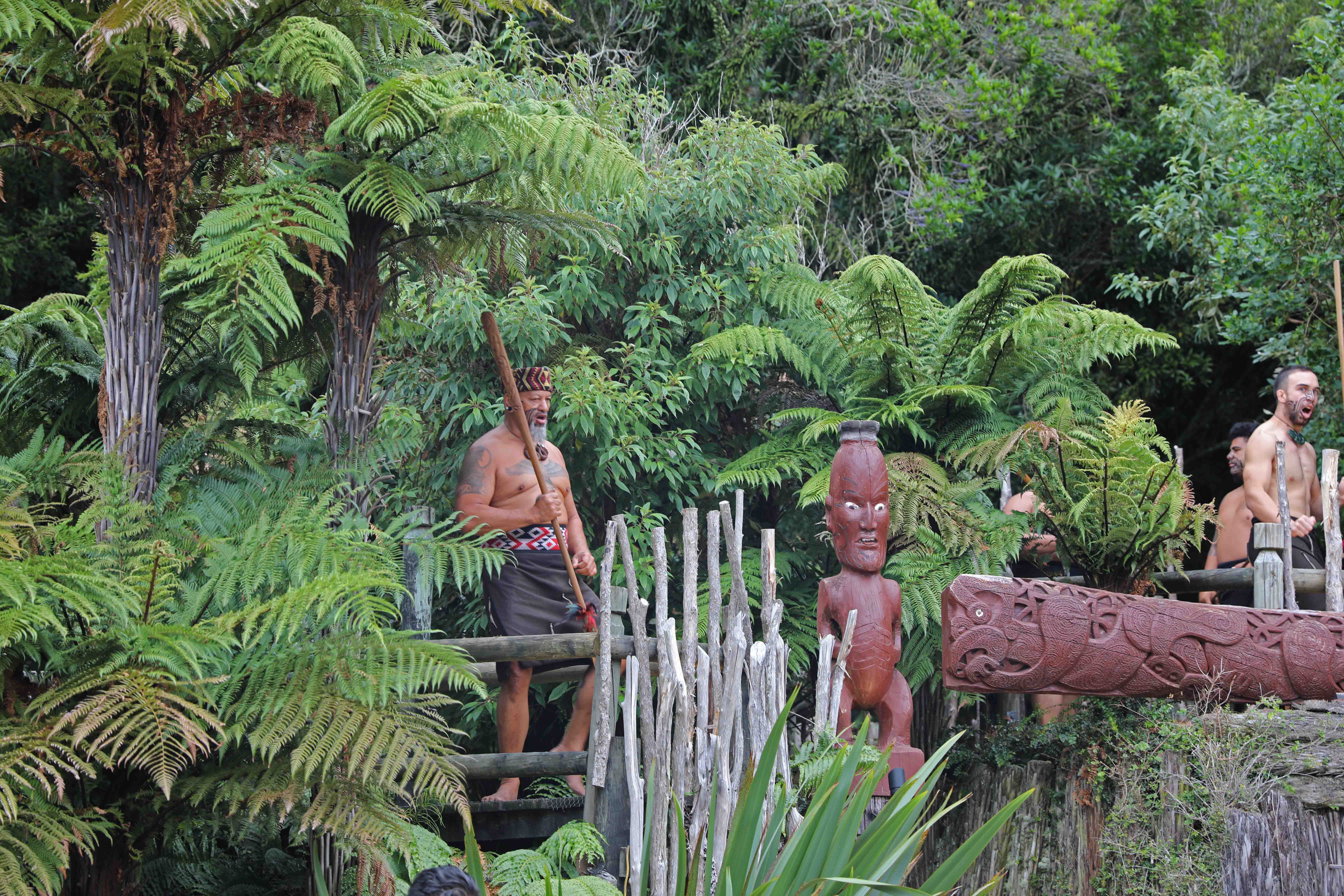 Black Family Travel tamaki maori village