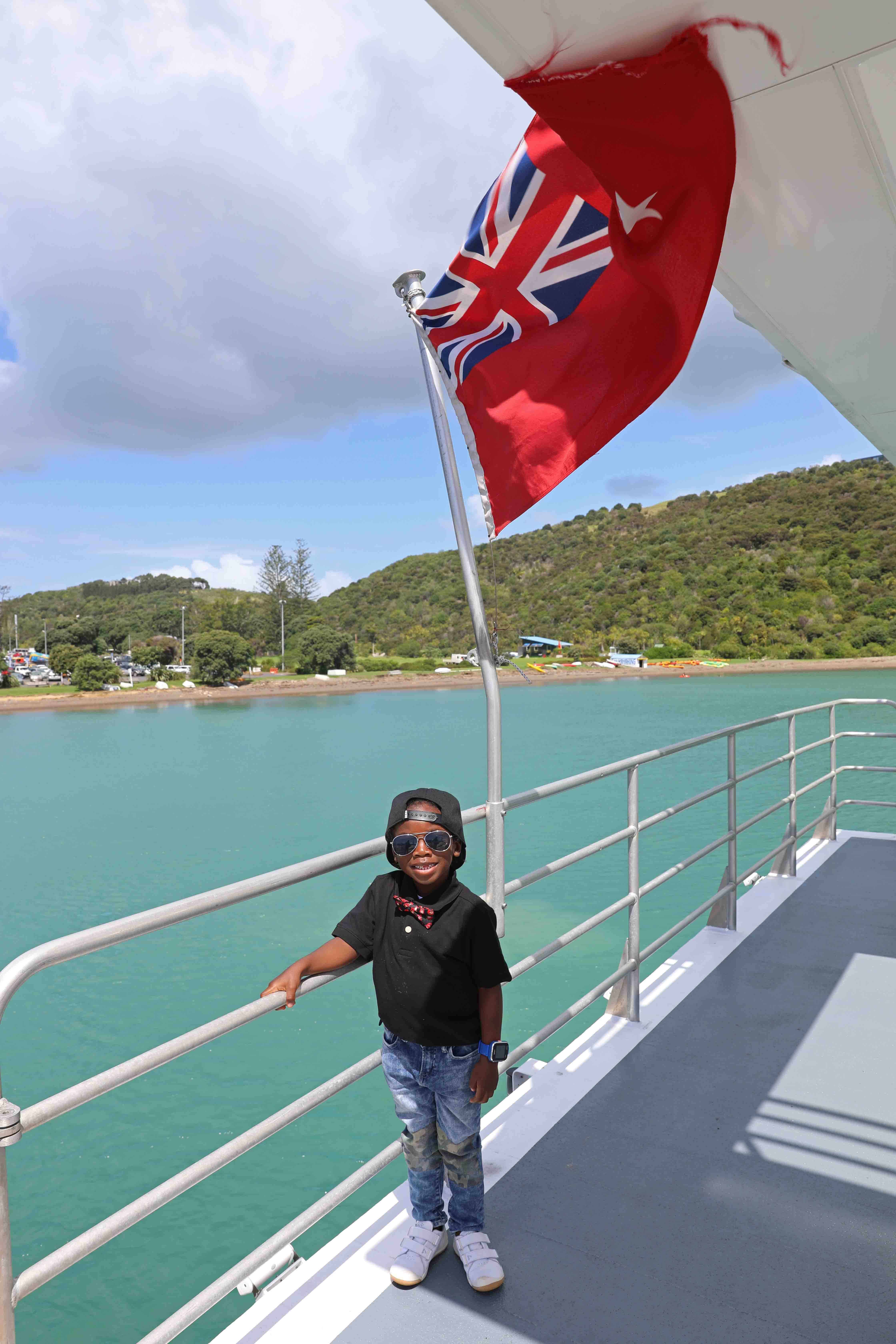 Black Family Travel waiheke ferry 2