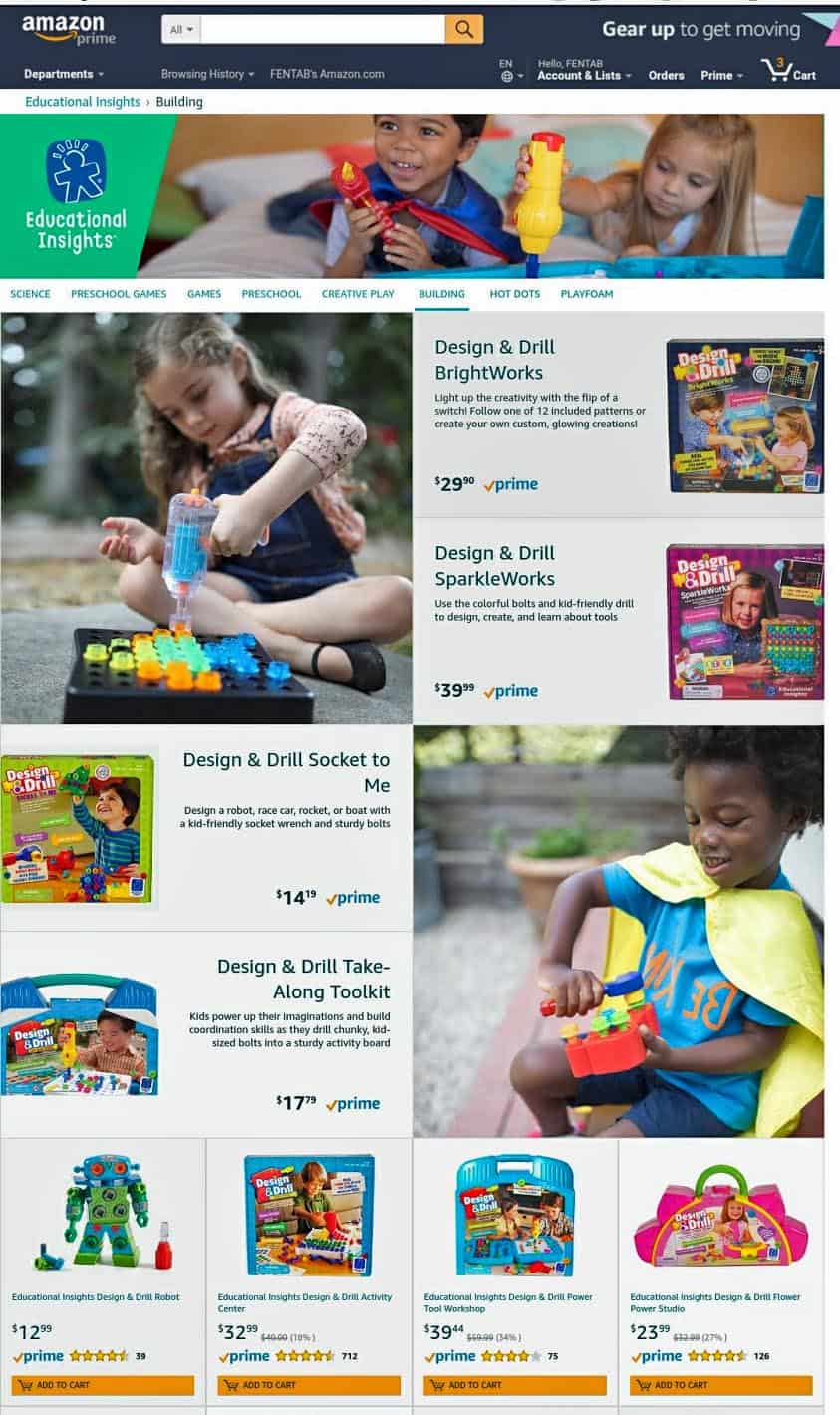 Amazon advertisement featuring kid models. - What Are The Best Model And Talent Agencies For Kids In Los Angeles